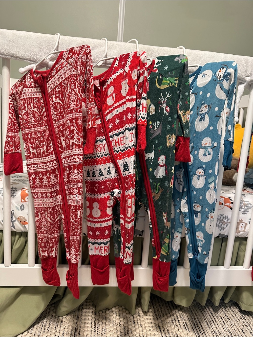 Little Sleepies Holiday Footed Pajamas